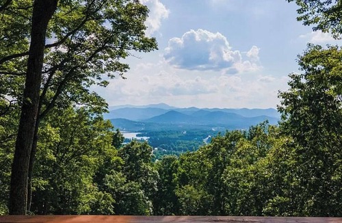 Skyland House | Views & Brews | Mountain and Lake Views in Asheville with Hot Tub and Sauna