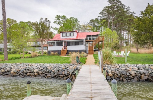 Morattico Cottage | Waterfront Cottage w/Sunset Views