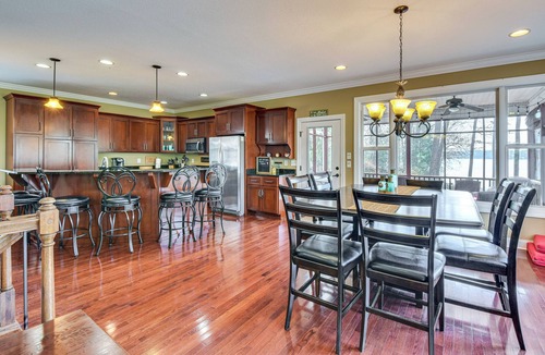 Lake Secession House | Waterfront Getaway w/Fire Pit + Game Room!