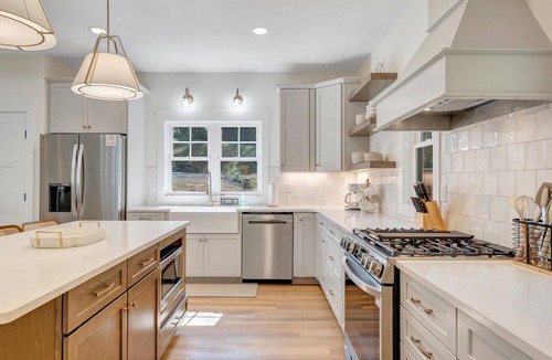Moneta House | Whispering Pines Estate, Waterfront Luxury w/Covered Verandas + Heated Salt Pool, Hot Tub, Dock!