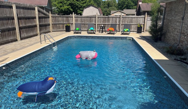 4BR Home w/Heated Pool, Arcade & More – less than 10 Min from Airport