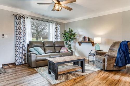 7 Mi to Depot District: Pet-Friendly w/Fire Pit