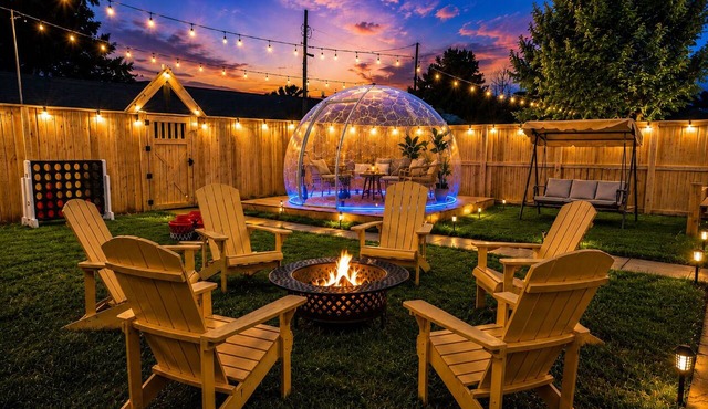 8BR Waterfront Getaway Bourbon Trail w/Dome HotTub Firepit Luxe Amenities Views