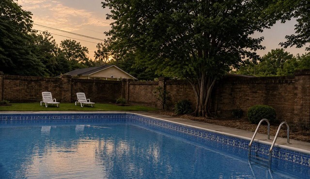 A private Montgomery escape where kids live in the pool, dogs roam the fenced yard, and everyone finally has room to relax.