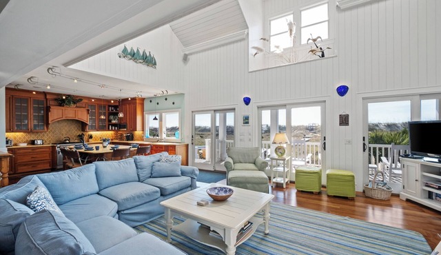 A Watercolor is an oceanfront 4BR/3BA retreat located on the beach