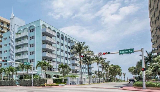 Beachfront 2BR Suite | Pool, Balcony & Ocean View in Surfside