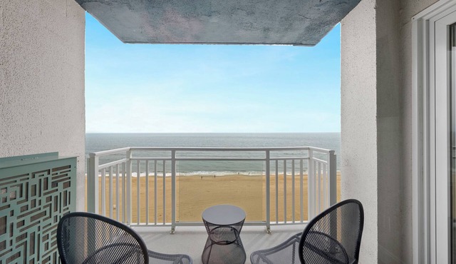 Beachfront Condo on the Boardwalk with Ocean Views
