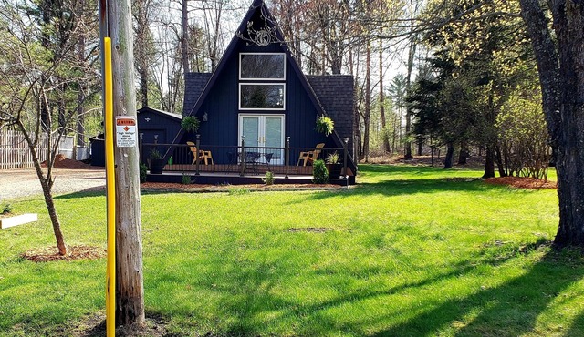 Beautiful A Frame Cottage located right on the ATV Trail-short walk to the Lake! in Merrillan