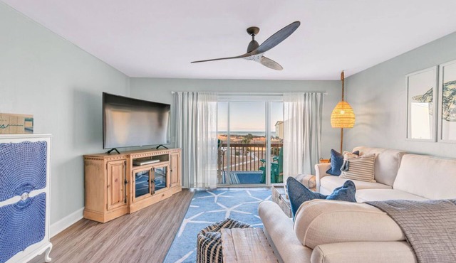 Beautifully decorated condo with view of the pool and ocean in perfect location.