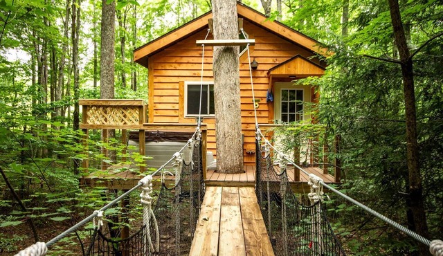 Breathtaking Tree House Rental near Charleston, West Virginia