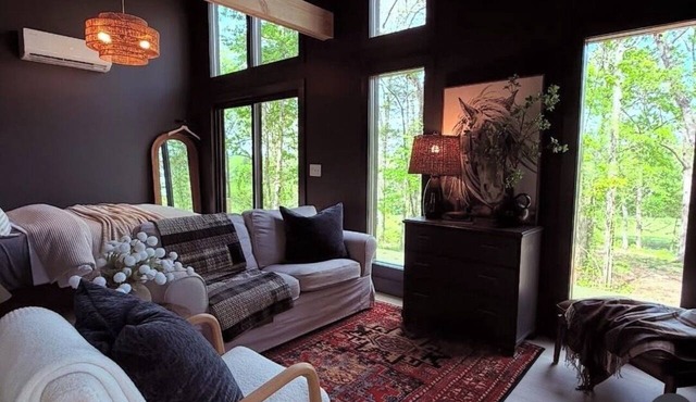 Charming studio in the forest, fully equipped, 4.4 miles from Hiwassee River.