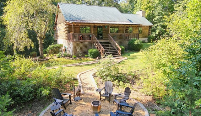 Clyde`s Cabin | Firepit, Mtn Views, Pet-Friendly | Near Clayton & Wineries