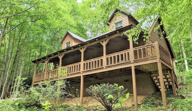 Cozy 3BR/2BA mountain cabin perched at 3600 feet in Western North Carolina. in Clyde