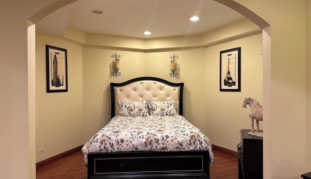 Cozy & Spacious Basement Getaway Near St. Charles & Geneva in upscale Wayne, IL