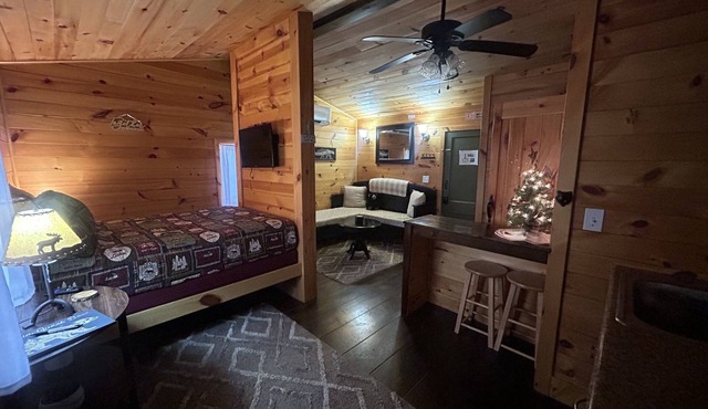 Cozy studio for two nestled on Lake Douglas near Gatlinburg and Pigeon Forge!