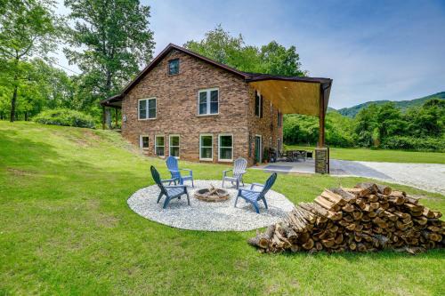 Creekside Retreat w/Mtn Views in Lambsburg!