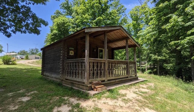 "Curly" Camping Cabin #3 | Pet Friendly
