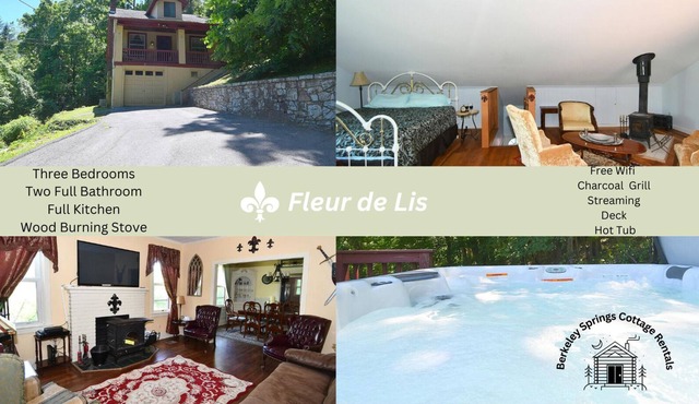 Fleur de Lis - A Knightly Abode! in Berkeley Springs