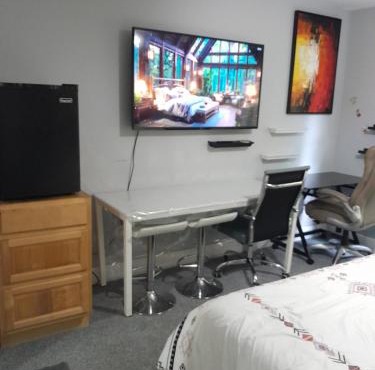 Furnished master bedroom