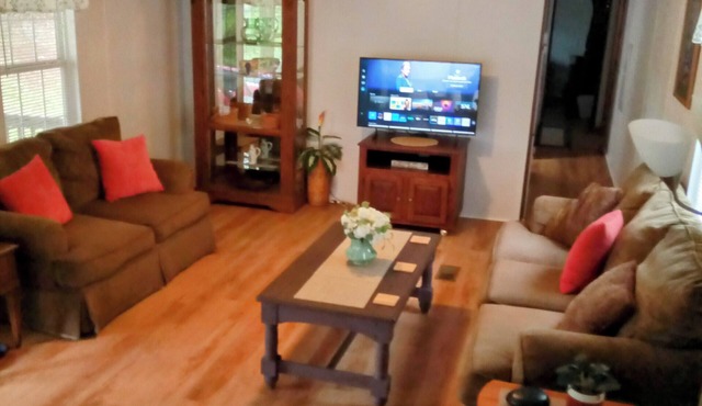 "Holland Hills" offers a clean, quiet, comfortable stay. Paved access. Nice area