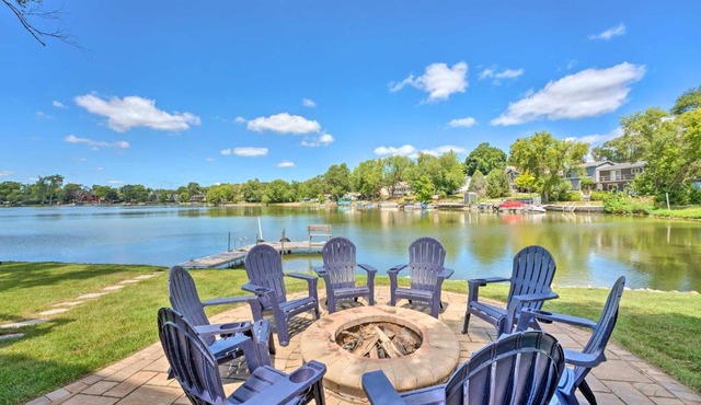 Lakefront Oasis w/Boat Dock, Fire Pit, Grill