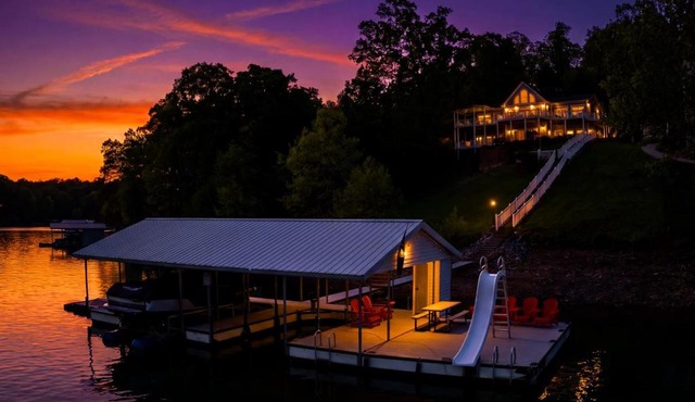Lakefront Retreat N Norris Lake Dock W Slide Games