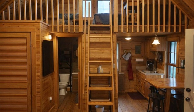Lakeview Cabin | Dock, Fire Pit, Screened Porch & Fiber Internet