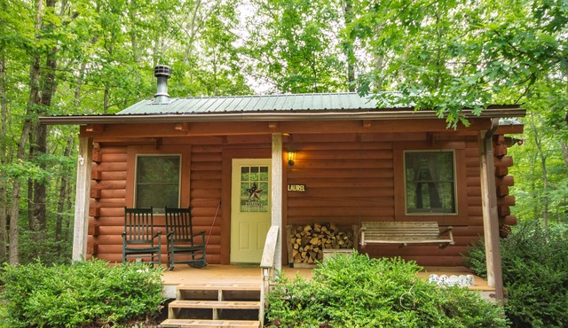 Laurel Cabin is romantic, cozy and all around perfect for couples!