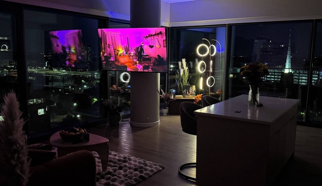 Luxury Raleigh Condo w/Panoramic City Sunset Views