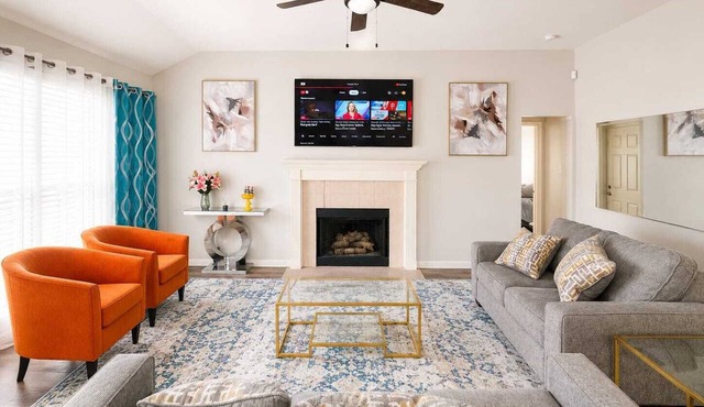 Modern Mesquite Retreat Patio + Smart TVs in Mesquite