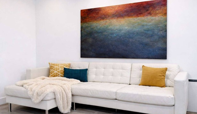 Modern studio apartment with dedicated workspace!