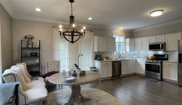 Modern Townhome with a theater room & gym area