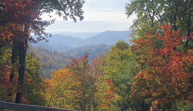 Mountain Camping with NC Blue ridge views