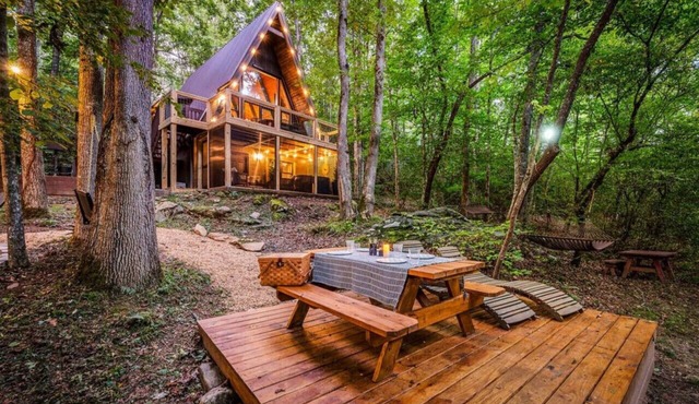 NEW! Creekside Ranch A-Frame