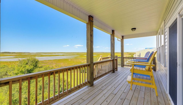 North Topsail Getaway w/Panoramic Sound Views!