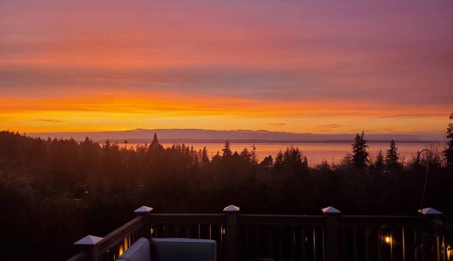 Ocean&Mountain View/BBQ/King Bed/Game Room/Family in Edmonds