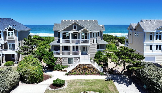 OCEANFRONT, Priv Pool, Priv beach access, Rec Rm, PI255, Dolphina in Corolla