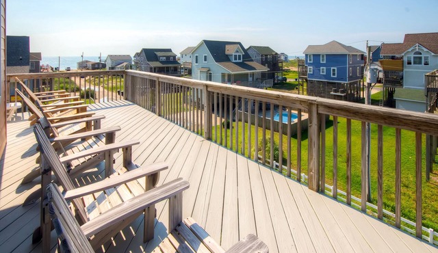 Oceanview Home in Rodanthe w/Private Pool, Hot Tub, Game Room, Screened Porch