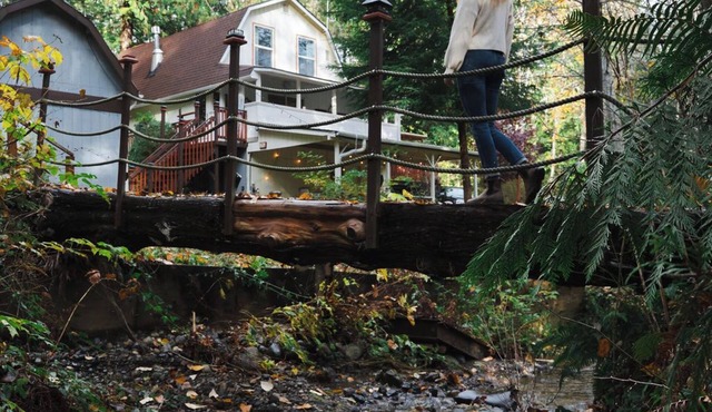 Olympic Wanderer Creekside~ Hot-tub Olympic Peninsula Nature Retreat in Brinnon