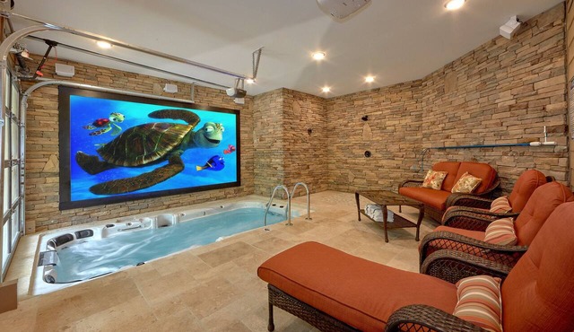 Poolin Around: Mini Golf, Pool, Theater, Firepit