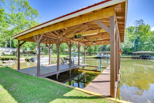 Private Dock: Pet-Friendly Home on Lake Sinclair