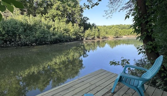 Riverfront Cabin Retreat - Private Dock & Wildlife Views