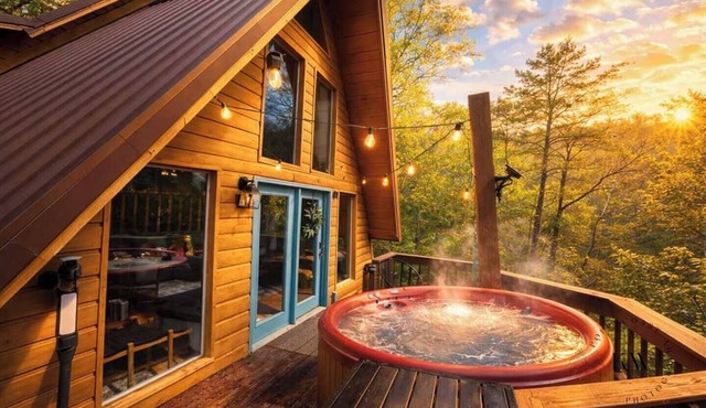 Sage & Cedar | Private Forest A-Frame + Hot Tub in Stanton