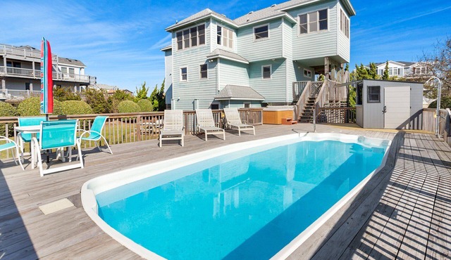Salt & Light | Semi-Oceanfront w/Pool & Hot Tub