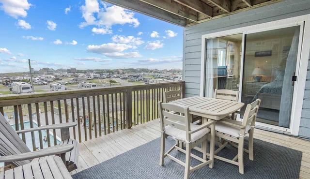 Semi-Oceanfront Condo w/Private Balcony, Resort Pool, Elevator, Beach Boardwalk