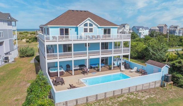 Semi-Oceanfront Dog Friendly, Accessible w/Pool, Hot Tub, Elevator, Game Room