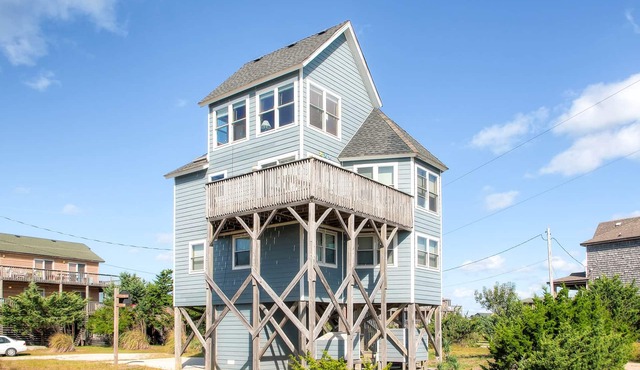 Semi-Oceanfront Salvo Home with Foosball, Grill, and Nearby Beach Access