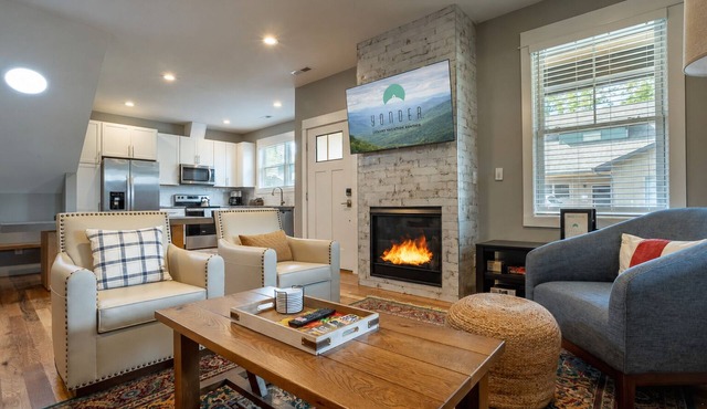 Shady Grove | Pet Friendly Asheville Villa with Hot Tub & EV Charger