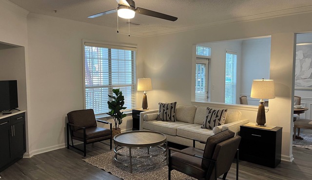 Spacious 3-bedroom/3 bath apartment with Attached Garage and 2 Balconies