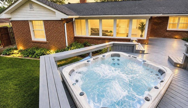 Spacious Ivy Hills Home | Hot Tub Fenced Yard